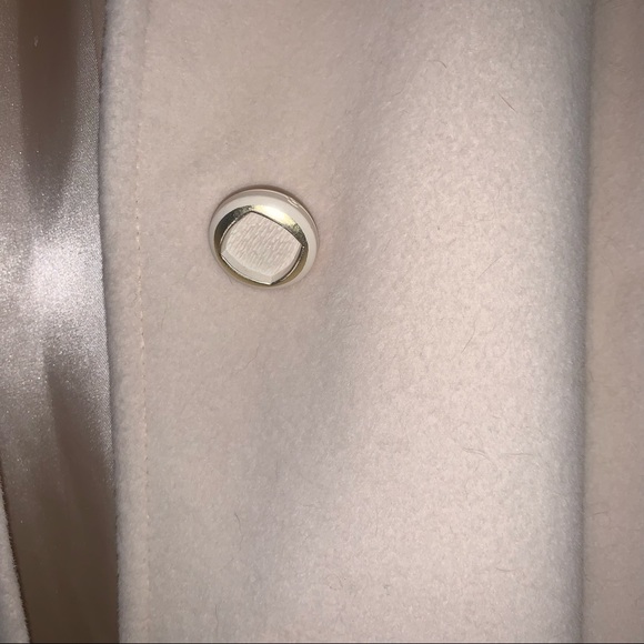 Penny Lane Cream Oversized Fur collar coat - Picture 6 of 8